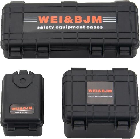 3Pcs 1/10 Mini Toolbox Trunk RC Car Simulation Plastic Luggage Case Decoration Mini Storage Box Equipment Case Compatible with Axial Scx10 90046 CC01 D90 D110 1/10 RC Crawler Truck (Black) in Saudi Arabia