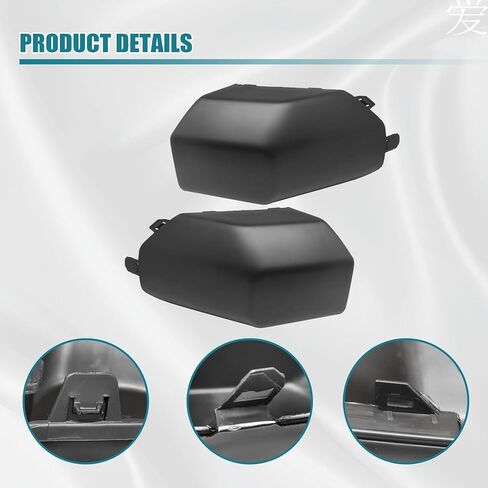 GXARTS 2PCS Black Left & Right Front Corner Bumper End Caps 52422-35060, 52423-35050 Compatible with Toyota FJ Cruiser 2007-2014 2PCS Left & Right Front Bumper Pad Set in Saudi Arabia