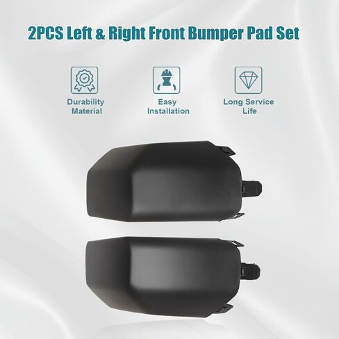 GXARTS 2PCS Black Left & Right Front Corner Bumper End Caps 52422-35060, 52423-35050 Compatible with Toyota FJ Cruiser 2007-2014 2PCS Left & Right Front Bumper Pad Set in Saudi Arabia