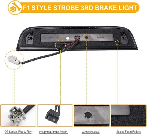 R&F Auto Smoked Lens Sequential LED Side Mirror Turn Signal Light Compatible with 4Runner 2014-2022, RAV4 2013-2018, Highlander 2014-2018 Towing Mirror LED Strip Turn Signal Indicator Lamp in Kuwait