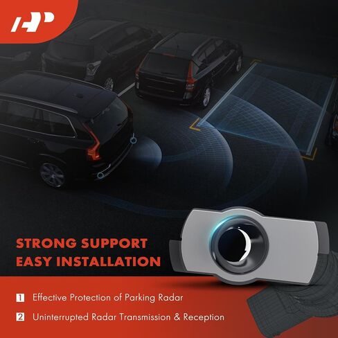 A-Premium Rear Left Parking Assist Sensor Retainer Bezels Compatible with Toyota Models - Prius 2016-2022 in Saudi Arabia