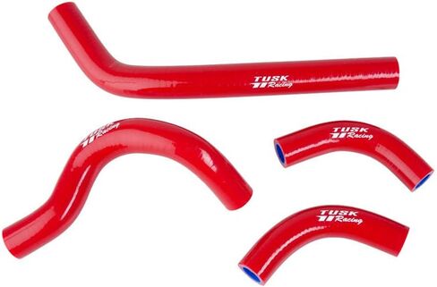 Tusk Radiator Hose Kit Red Compatible with Honda CRF250R 2004-2009/CRF250X 2004-2017 in Saudi Arabia