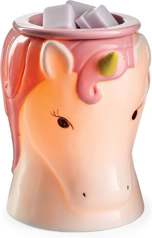 Candle Warmers Etc. Illumination Fragrance Warmer- Light-Up Warmer for Warming Scented Candle Wax Melts and Tarts or to Freshen Room, Wicker Rattan Lantern in Kuwait