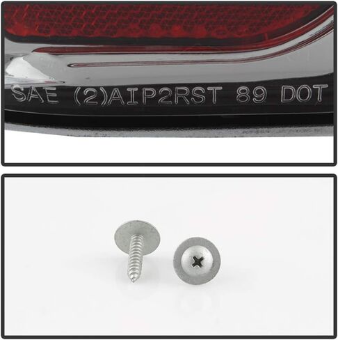 ACANII-For 1987-1996 Ford F150 F250 F350 برونكو كروم أضواء خلفية خلفية مصابيح الفرامل زوج جانب السائق والراكب in Saudi Arabia