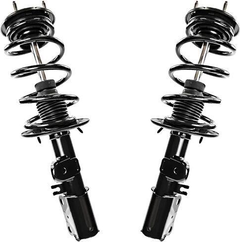 Detroit Axle - 2pc Front Struts for 2013-2019 Ford Flex Lincoln MKT, 2 Struts with Coil Spring Assembly 2014 2015 2016 2017 2018 Replacement in Saudi Arabia
