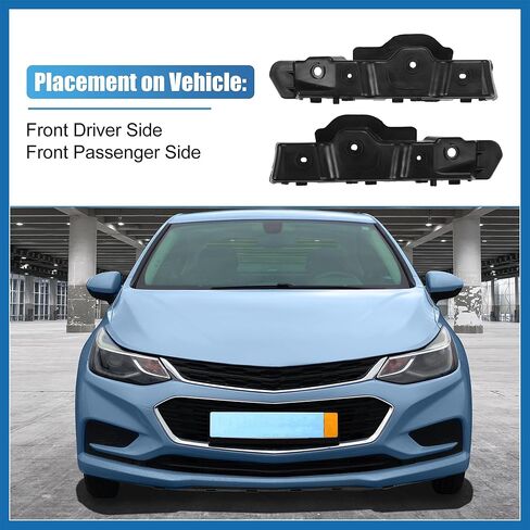 1 Pair Front Bumper Mounting Support Bracket for Chevrolet Malibu 2013-2015 No.22986140/22986141 Left Right Side Item Replacement in Saudi Arabia