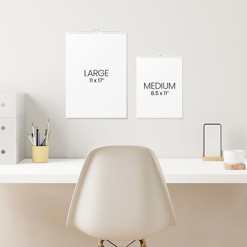 تقويم الحائط Karto 2025 - تم تشغيل 8.5 × 11 بوصة حتى يونيو 2026 - تعزيز إنتاجيتك والتخطيط السهل مع التقويم الجمالي الشهري - Golden in Kuwait