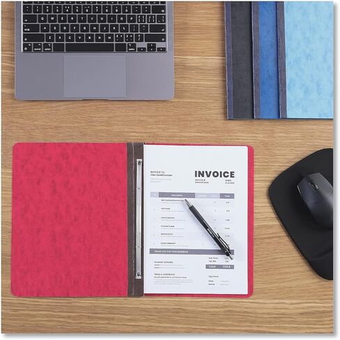 Universal Pressboard Report Cover, Two-Piece Prong Fastener, 3" Capacity, 8.5 X 11, Black/Black in Saudi Arabia