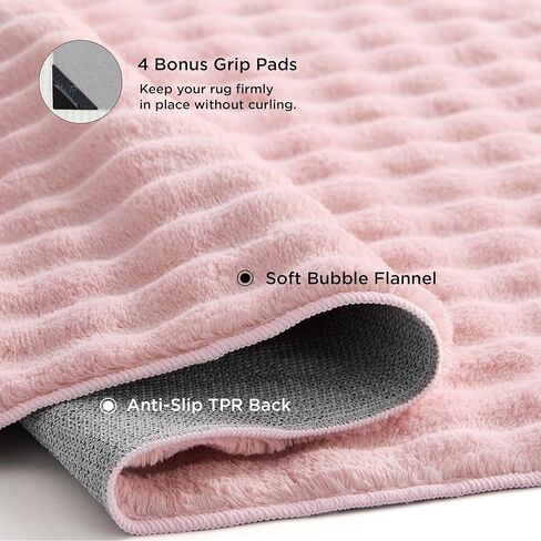 سجاد منطقة Bedsure مقاس 8 × 10 لغرفة المعيشة، سجاد قابل للغسل في الغسالة، سجادة عتيقة، ظهر غير قابل للانزلاق، غير قابل للتساقط، سجاد منخفض الكومة سهل العناية لغرفة النوم وغرفة الطعام، أزرق in Kuwait