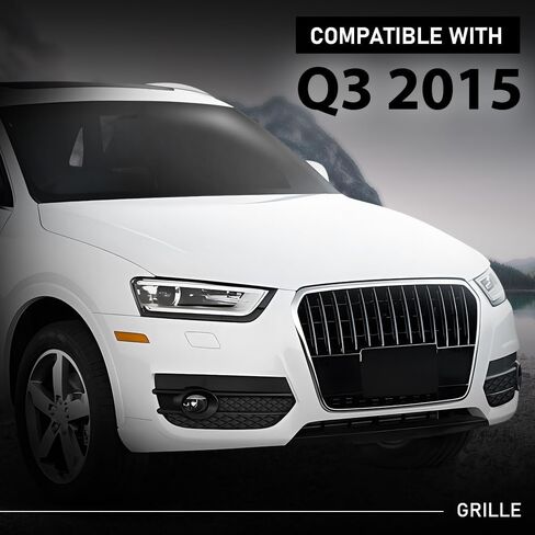 G-PLUS Right Fog Light Cover Bezel, Compatible with Audi Q3 2013-2015, Bumper Grille, Passenger Side, AU1039149, 8U0807682ASP9 in Saudi Arabia