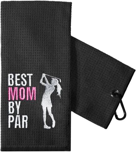 TOUNER Funny Golf Towel Gift for Mom, Retirement Gifts for Men Golfer, Funny Golf Towel for Her, Embroidered Golf Towels for Golf Bags with Clip (This Girl Knows How to Partee) in Kuwait