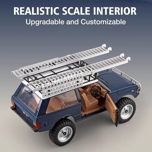 RC Rock Crawler، MN-168 Ranger Rover 1:12 RC سيارة التسلق، 4WD للطرق الوعرة RC Crawler RTF، 2.4 جيجا هرتز 4x4 سيارة لجميع التضاريس مع بطارية 1200 مللي أمبير للبالغين in Saudi Arabia