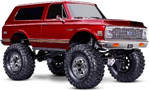 تراكساس 92086-4 - TRX-4 1972 تشيفي K5 بليزر هاي تريل 1/10 4WD زاحف، أحمر in Saudi Arabia