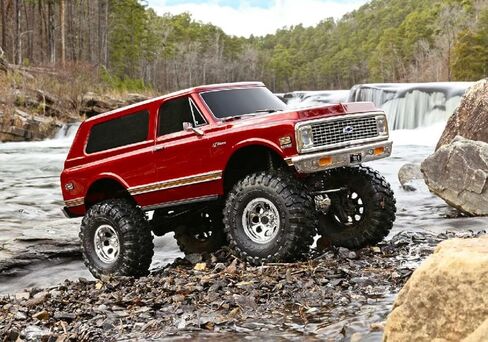 تراكساس 92086-4 - TRX-4 1972 تشيفي K5 بليزر هاي تريل 1/10 4WD زاحف، أحمر in Saudi Arabia