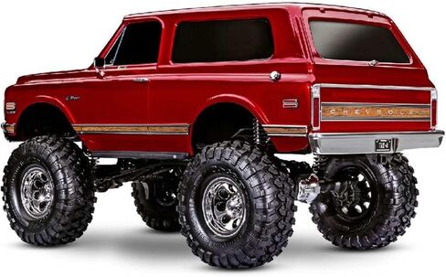 تراكساس 92086-4 - TRX-4 1972 تشيفي K5 بليزر هاي تريل 1/10 4WD زاحف، أحمر in Saudi Arabia