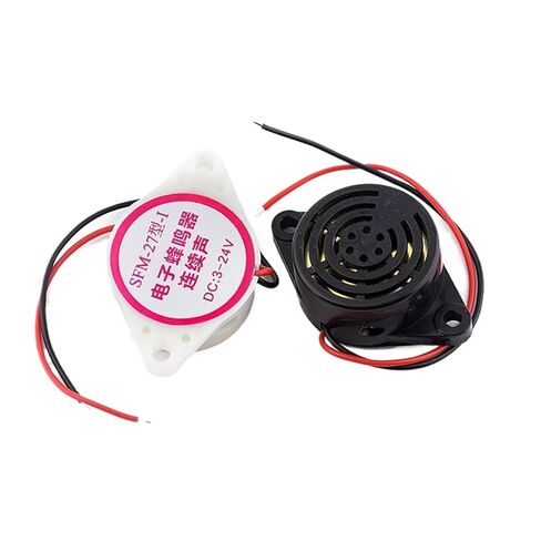 SFM-27 3-24V 12V 95DB صفارة نشطة عالية ديسيبل صفارة إلكترونية إنذار متقطع/مستمر (أبيض) in Saudi Arabia