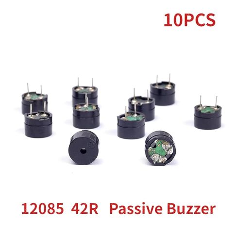 10PCS Passive Buzzer AC 12MMx8.5MM 12085 42R Resistance 3V 5V 9V 12V in Common Use Mini Piezo Buzzers in Saudi Arabia
