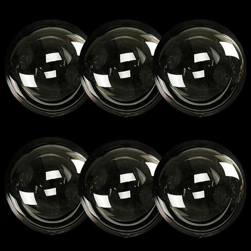 بالونات صغيرة شفافة، 100 قطعة بالونات بوبو صغيرة مقاس 5 بوصة خالية من اللاتكس وشفافة صغيرة من الكريستال لتزيين حفلات أعياد الميلاد وحفلات الزفاف (5 بوصة/100 قطعة) in Kuwait