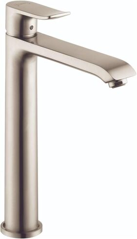 Hansgrohe Metris Modern Timeless Easy Clean بمقبض واحد 1 10 بوصة صنبور حوض الحمام طويل القامة باللون الكروم، 31183001، متوسط in Saudi Arabia