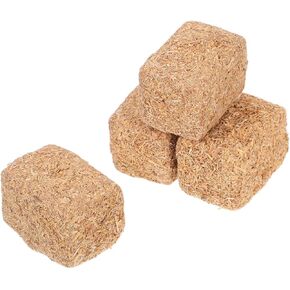 Angoily Tiny Hay Bales، مجموعة 4 قطع من بالات القش الصغيرة، كومة قش للديكور، ديكور حرفي صغير لمستقر المهد الصغير، نموذج مزرعة محاكاة لعبة صغيرة للديكور الغربي لحفل زفاف حصاد الخريف in Kuwait