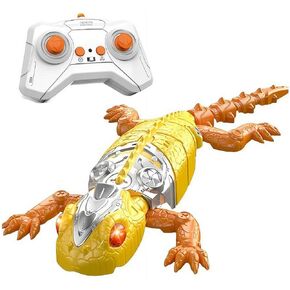 Wall Crawler Gecko RC Toy for Kids, Rechargeable Remote Control Lizard Wall Climbing Toy with LED Eyes, Dual Mode Floor & Wall Driving, Christmas Birthday Gift for Boys Girls Ages 3+ in Saudi Arabia
