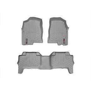 بطانات أرضية مخصصة من Weathertech لسيارة شيفروليه كولورادو، سلسلة i، كانيون - الصف الأول والثاني (445021-440092)، أسود in Saudi Arabia