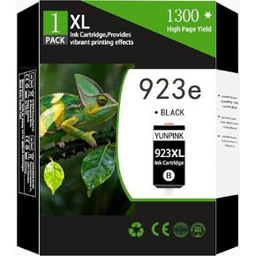 خراطيش الحبر الأسود 923XL 923e المتوافقة مع خراطيش الحبر HP 923 923xl البديلة لحبر HP 923e الأسود لـ HP OfficeJet Pro 8120 8122 8124 8125 8130 8132 8134 8135 8138 8139 (1BK) in Kuwait