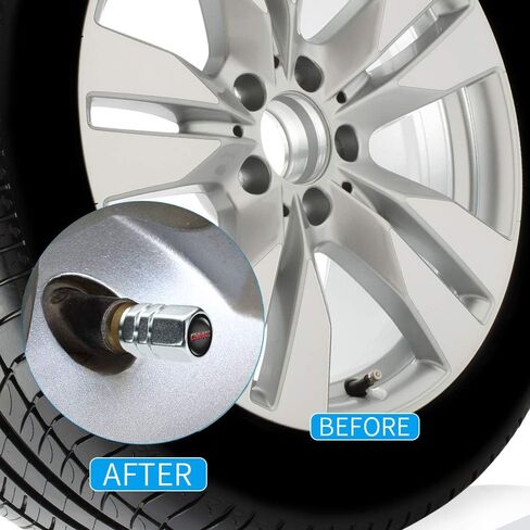 Metal Car Tire Valve Stem Caps Replacement for GMC Escalade CT4 CT5 CT6 ATS CTS SRX XT5 Wheel Caps car Accessories in Saudi Arabia