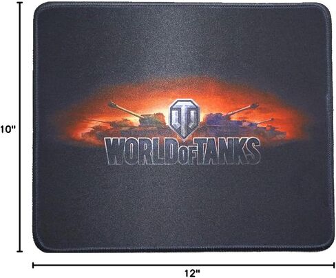 لوحة ماوس مكتبية من مجموعة World of Tank WOT مقاس 12 × 10 بوصة، حصيرة ماوس مطاطية غير قابلة للانزلاق in Kuwait