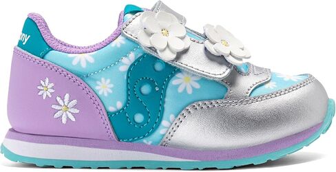 حذاء رياضي Saucony Originals Jazz Hook & Loop (طفل صغير/طفل صغير)، رمادي/فضي/وردي، 7 US للجنسين in Kuwait