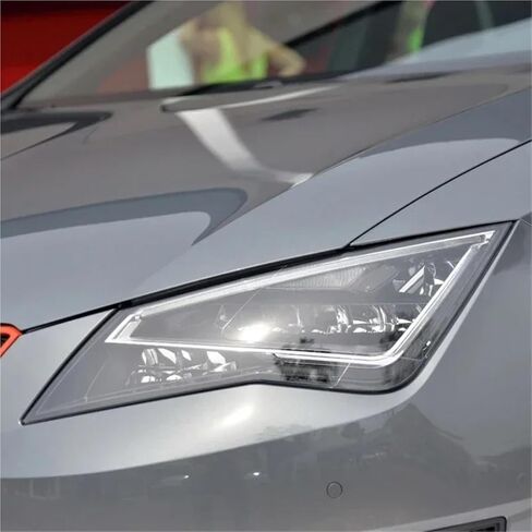 Compatible for Seat Leon ST 2013 2014 2015 2016 2017 2018 Headlamp Cover Car Headlight Lens Replacement Front Lampshade Glass Auto Shell(Left and Right) in Saudi Arabia