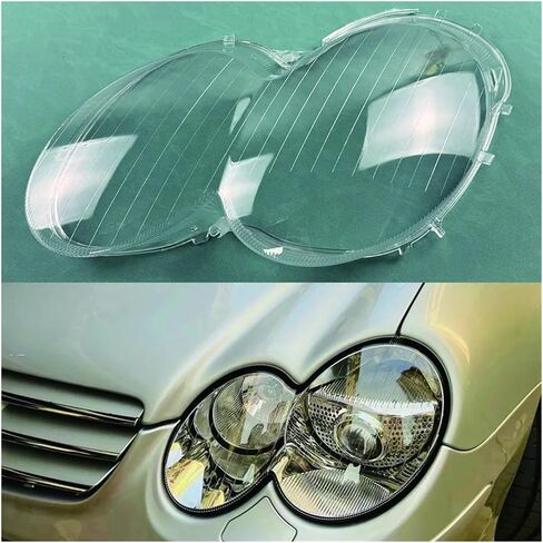 Compatible For Benz SL-Class W230 2004-2007 Car Front Headlight Cover Auto Headlamp Lampshade Lampcover Head Lamp Light Glass Lens Shell(Right) in Saudi Arabia