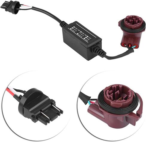 2 قطعة فك التشفير LED ، 12 فولت 3157A LED فك محول مكافحة فرط وميض فلاش خطأ إلغاء Canbus الفرامل in Saudi Arabia
