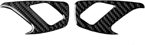 Real Carbon Fiber for Chevrolet Camaro 2015-2021 Inner Door Switch Handle Bowl Protector Panel Decal Trim Cover Decoration Soft Sticker Car Interior Accessories 2PCS (Black) in Saudi Arabia