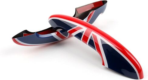 Artudatech Black Union Jack UK Design Door Handle Cover for Mini Cooper R50 R52 R53 R55 R56 in Saudi Arabia