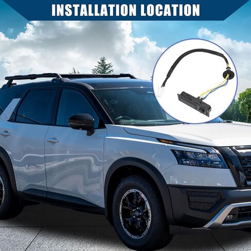No.25380-3JA0A / Rear Liftgate Trunk Open Release Switch for Nissan Pathfinder Platinum 2016-2020 / Rear/Door Release Handle Switch/Durable / 1Pcs Black in Saudi Arabia