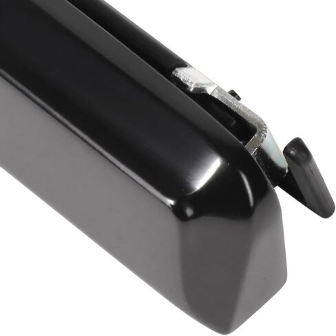 Auto Dynasty Factory Style Front Door Pull Handle Compatible with Ford Escort EXP Mustang Mercury LN7 Lynx 1983-1993, Passenger Right Side, Zinc Plated, Black/Chrome in Saudi Arabia