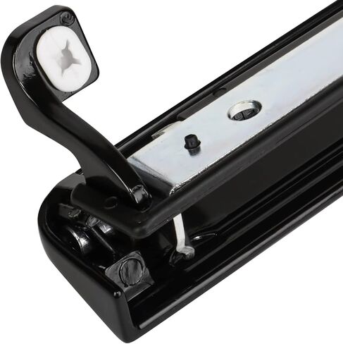 Auto Dynasty Factory Style Front Door Pull Handle Compatible with Ford Escort EXP Mustang Mercury LN7 Lynx 1983-1993, Passenger Right Side, Zinc Plated, Black/Chrome in Saudi Arabia