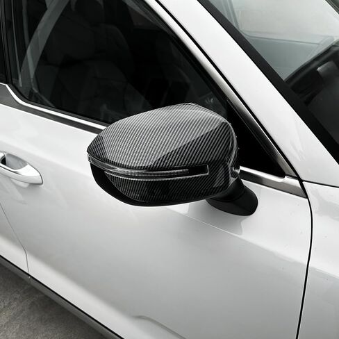 Exterior Rearview Mirror Cover Compatible with KIA Telluride 2020-2025 Accessories, Side Mirror Cap-Black in Kuwait