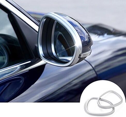 ABS Exterior Rearview Mirror Frame Cover Trim Cover for Alfa Romeo Giulia 2017-2019 in Saudi Arabia