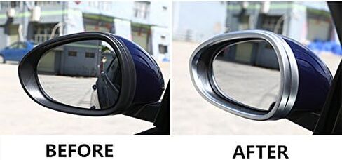 ABS Exterior Rearview Mirror Frame Cover Trim Cover for Alfa Romeo Giulia 2017-2019 in Saudi Arabia