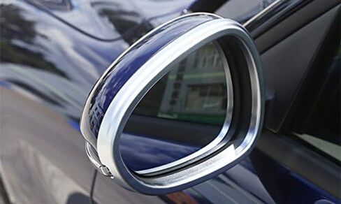 ABS Exterior Rearview Mirror Frame Cover Trim Cover for Alfa Romeo Giulia 2017-2019 in Saudi Arabia