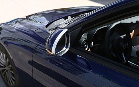 ABS Exterior Rearview Mirror Frame Cover Trim Cover for Alfa Romeo Giulia 2017-2019 in Saudi Arabia