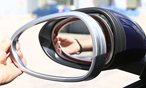 ABS Exterior Rearview Mirror Frame Cover Trim Cover for Alfa Romeo Giulia 2017-2019 in Saudi Arabia