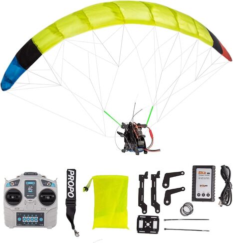 2.4G RC Stunt Paraglider Airplane for Adults, 128cm Wingspan Foldable, High Altitude Stunt Flying Paraglider, Nylon Canopy - RTF Version in Saudi Arabia