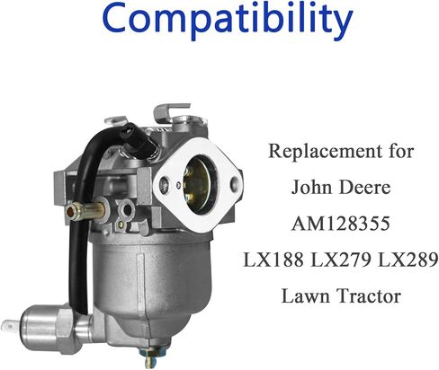 Silscvtt Carburetor Replacement for John Deere AM128355 LX188 LX279 LX289 Lawn Tractor Replacement for Kawasaki FD501V Engine in Saudi Arabia