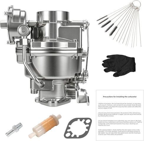 7003538 طقم مكربن ​​جديد روتشستر BC 1-برميل مع خنق تلقائي يناسب 1950-1956 تشيفي/شيفروليه 235Ci 3.8L I6 استبدال 7003536 بيل إير 150 210 شاحنة سيدان فليت لاين سوبربان كورفيت in Kuwait