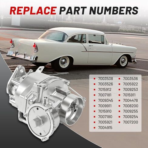 7003538 طقم مكربن ​​جديد روتشستر BC 1-برميل مع خنق تلقائي يناسب 1950-1956 تشيفي/شيفروليه 235Ci 3.8L I6 استبدال 7003536 بيل إير 150 210 شاحنة سيدان فليت لاين سوبربان كورفيت in Kuwait