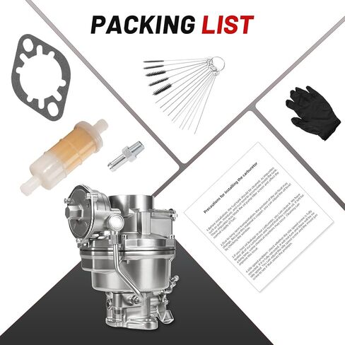 7003538 طقم مكربن ​​جديد روتشستر BC 1-برميل مع خنق تلقائي يناسب 1950-1956 تشيفي/شيفروليه 235Ci 3.8L I6 استبدال 7003536 بيل إير 150 210 شاحنة سيدان فليت لاين سوبربان كورفيت in Kuwait