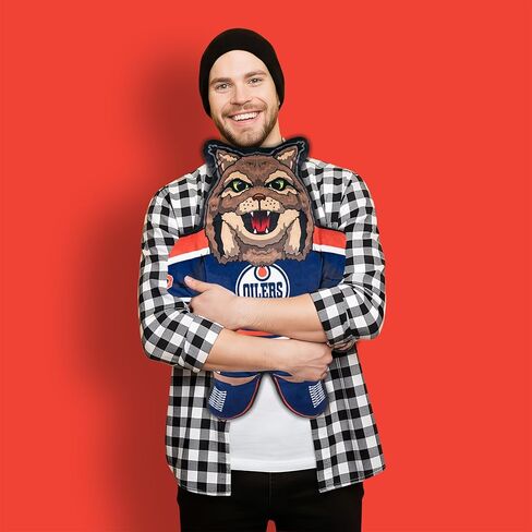 Bleacher Creatures Edmonton Oilers Hunter 24 بوصة NHL Masoct Bleacher Buddy - لعبة قطيفة ناعمة in Saudi Arabia